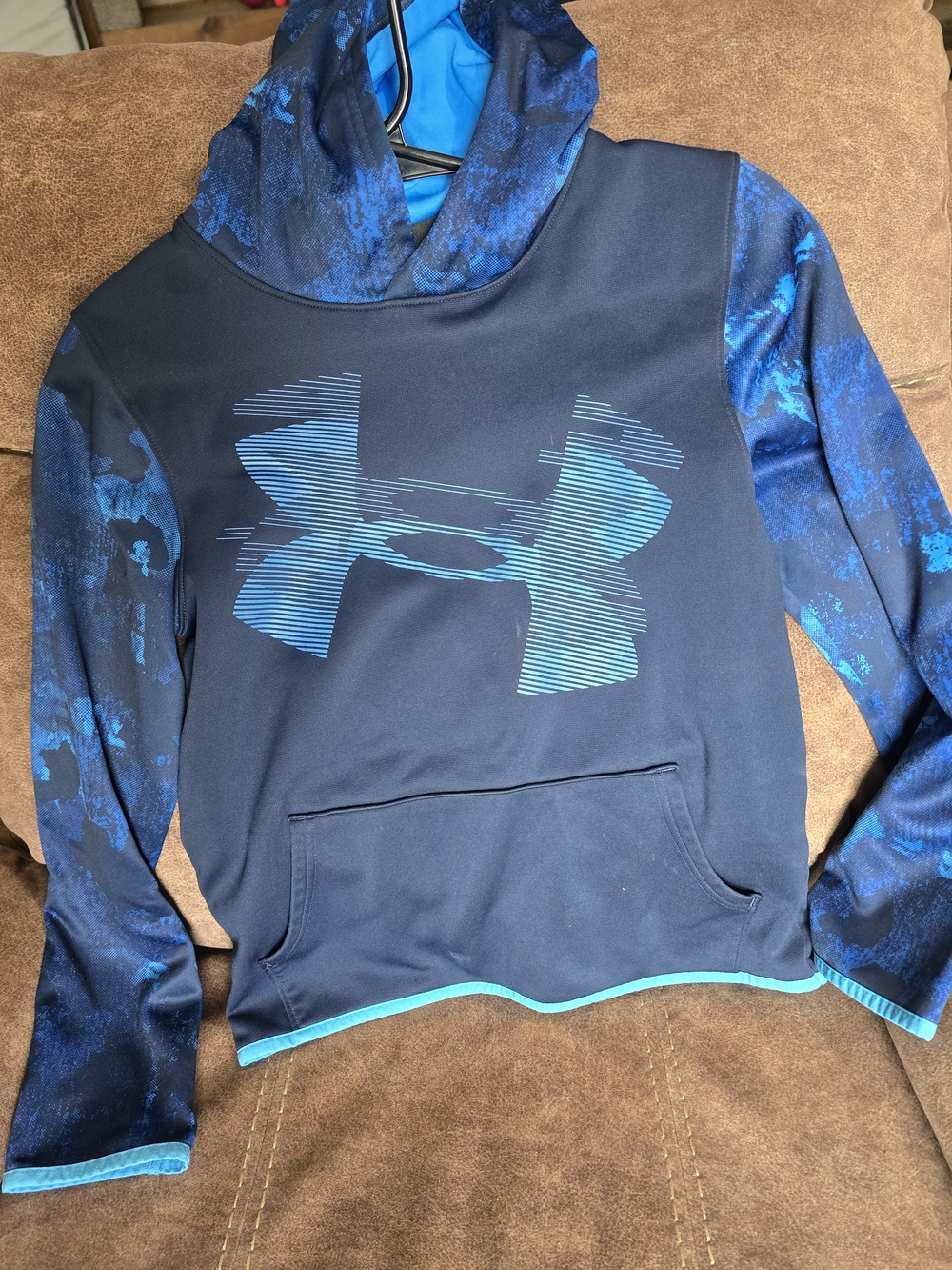 Under Armour Navy & Blue Pullover Hoodie